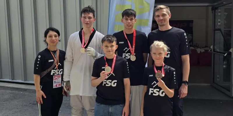 Unser Team mit Medaillen bei der Österreichischen Meisterschaft in Wien