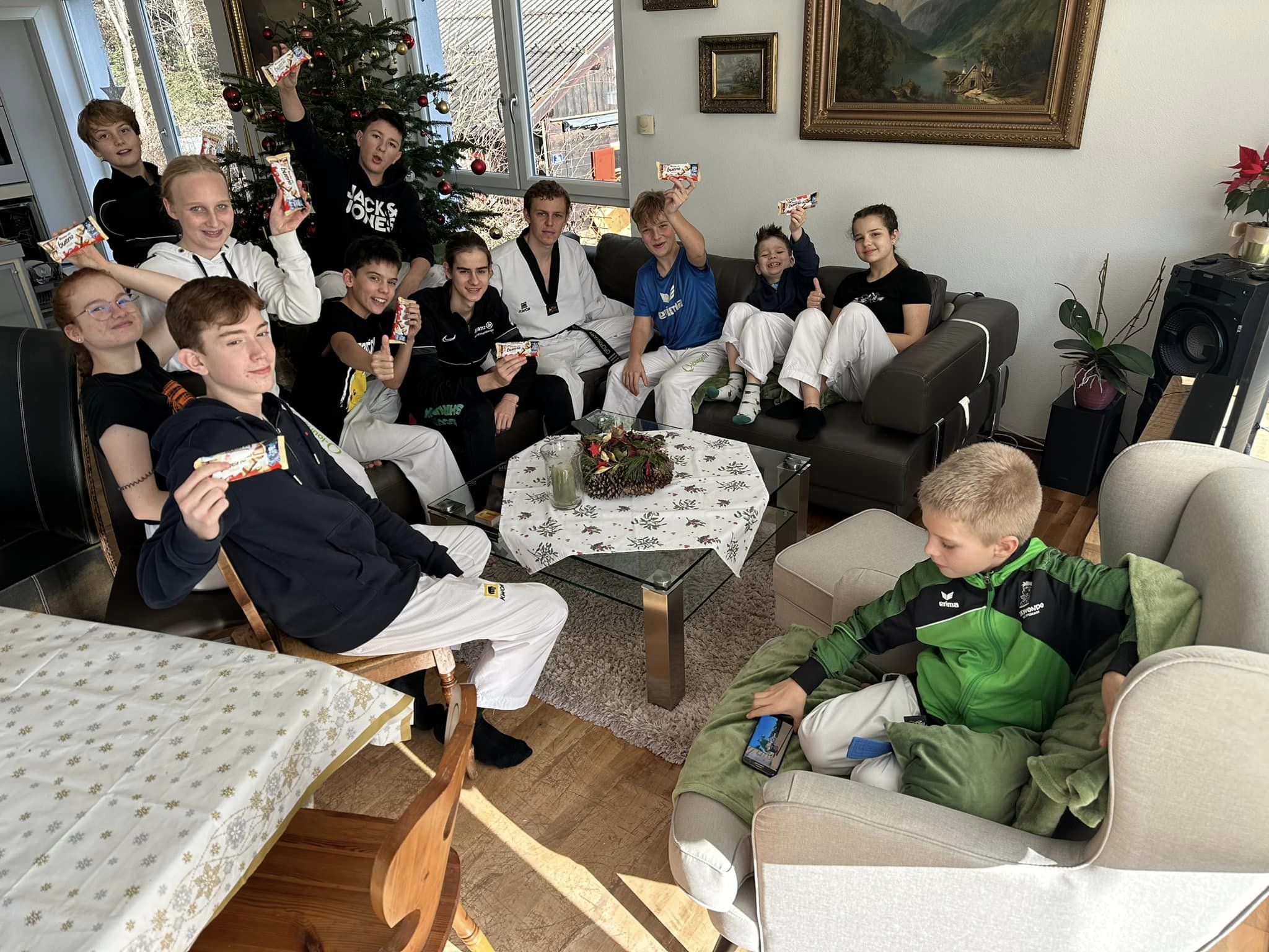 Weihnachtstrainingslager Gruppenfoto